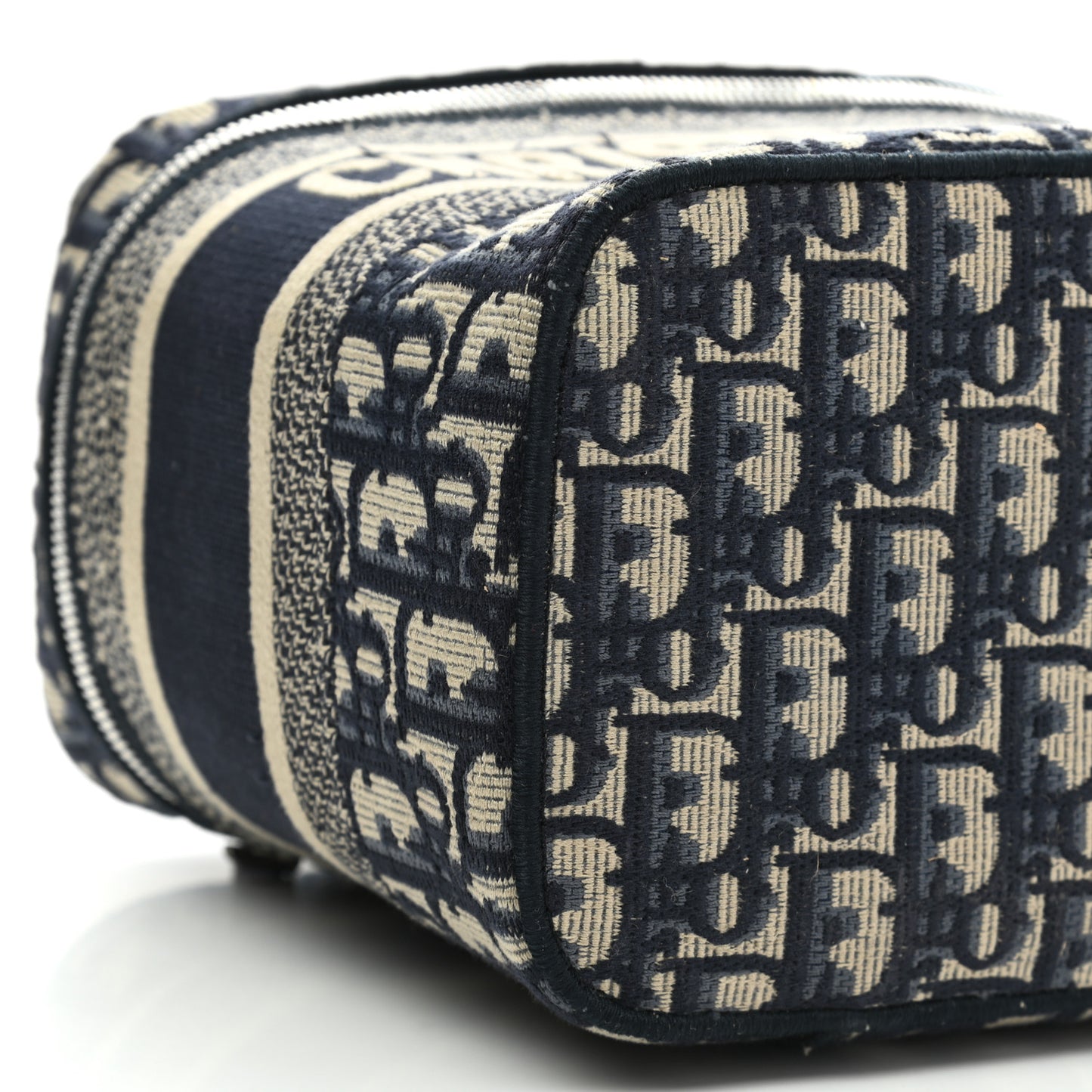 Oblique Diortravel Vanity Case Blue