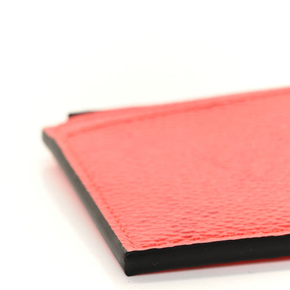 Louis Vuitton Taigarama Coin Card Holder Fire Red 7 of 9