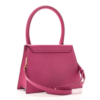 Jacquemus Smooth Calfskin Le Grand Chiquito Dark Pink 2 of 9