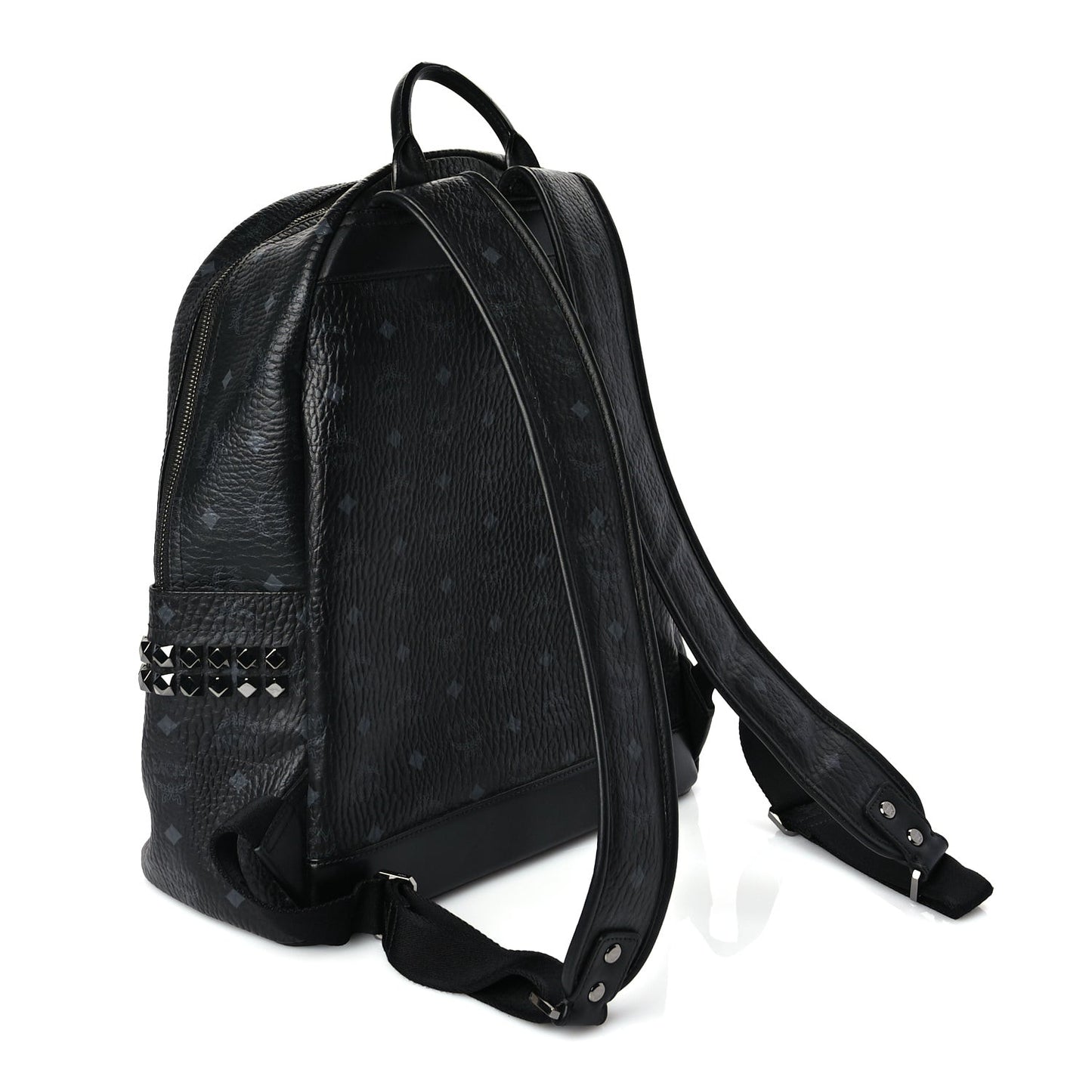 Visetos Medium Side Studs Stark Backpack Black