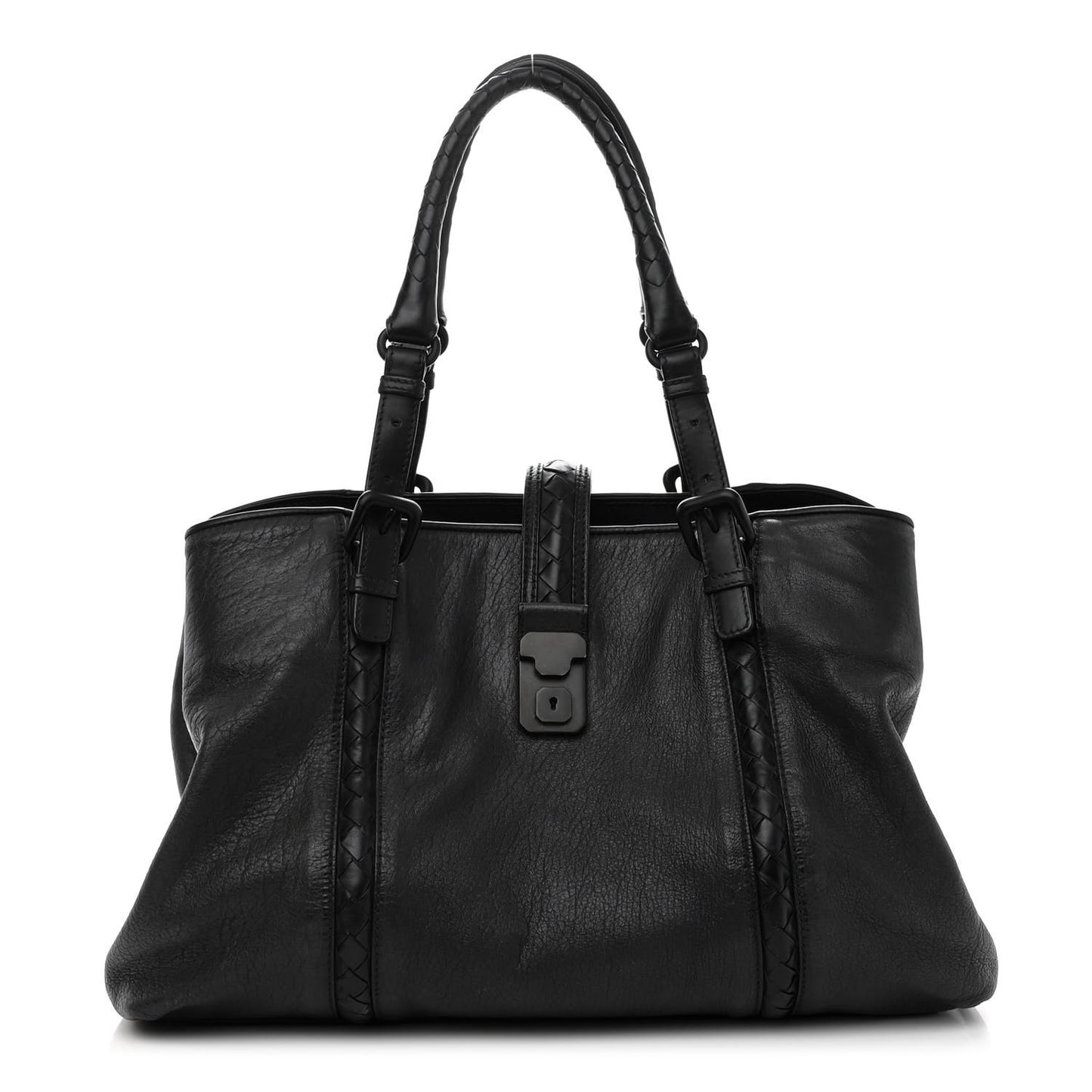 Nappa Roma Tote Black