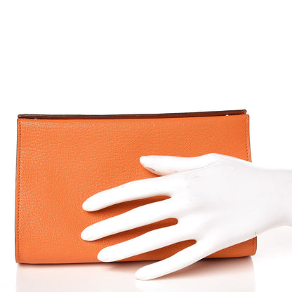 Hermes Chevre Mysore Karo GM Orange 2 of 10