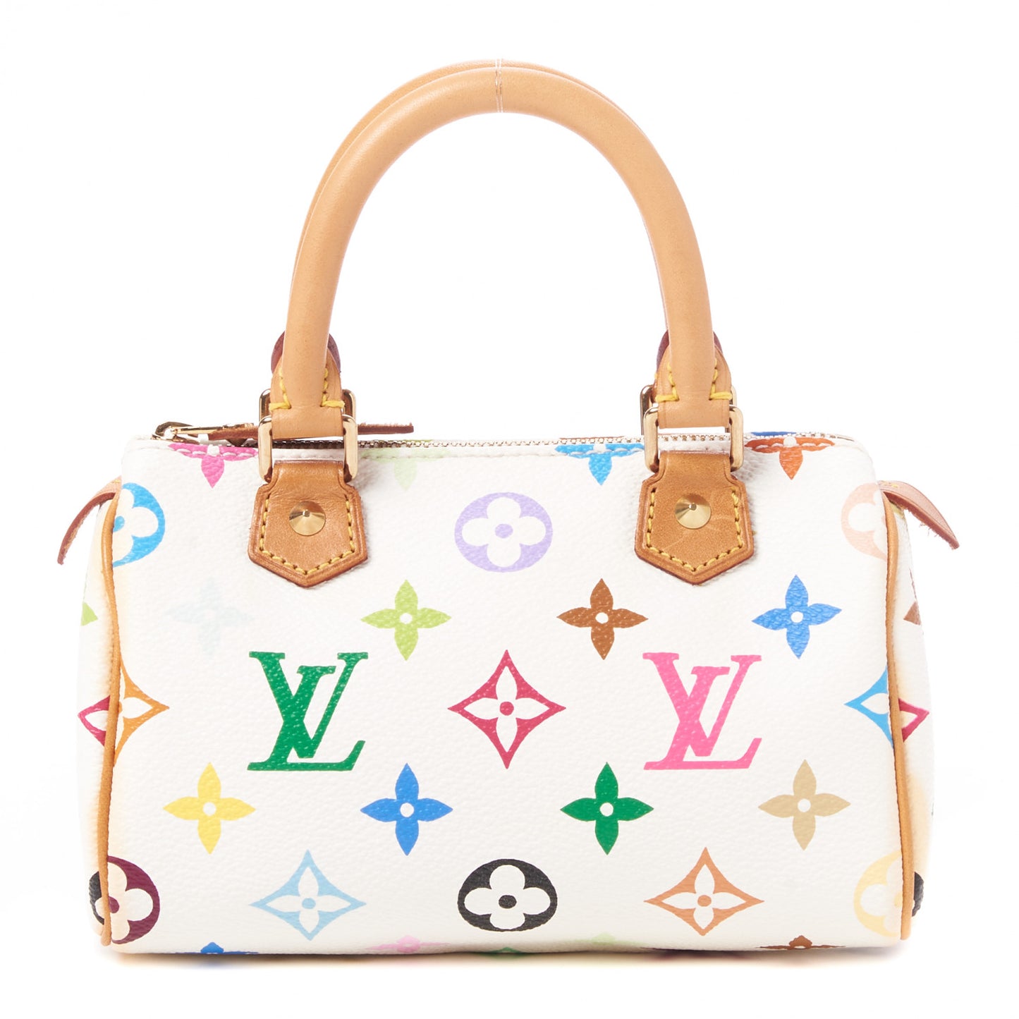 Monogram Multicolor Mini Sac HL Speedy White