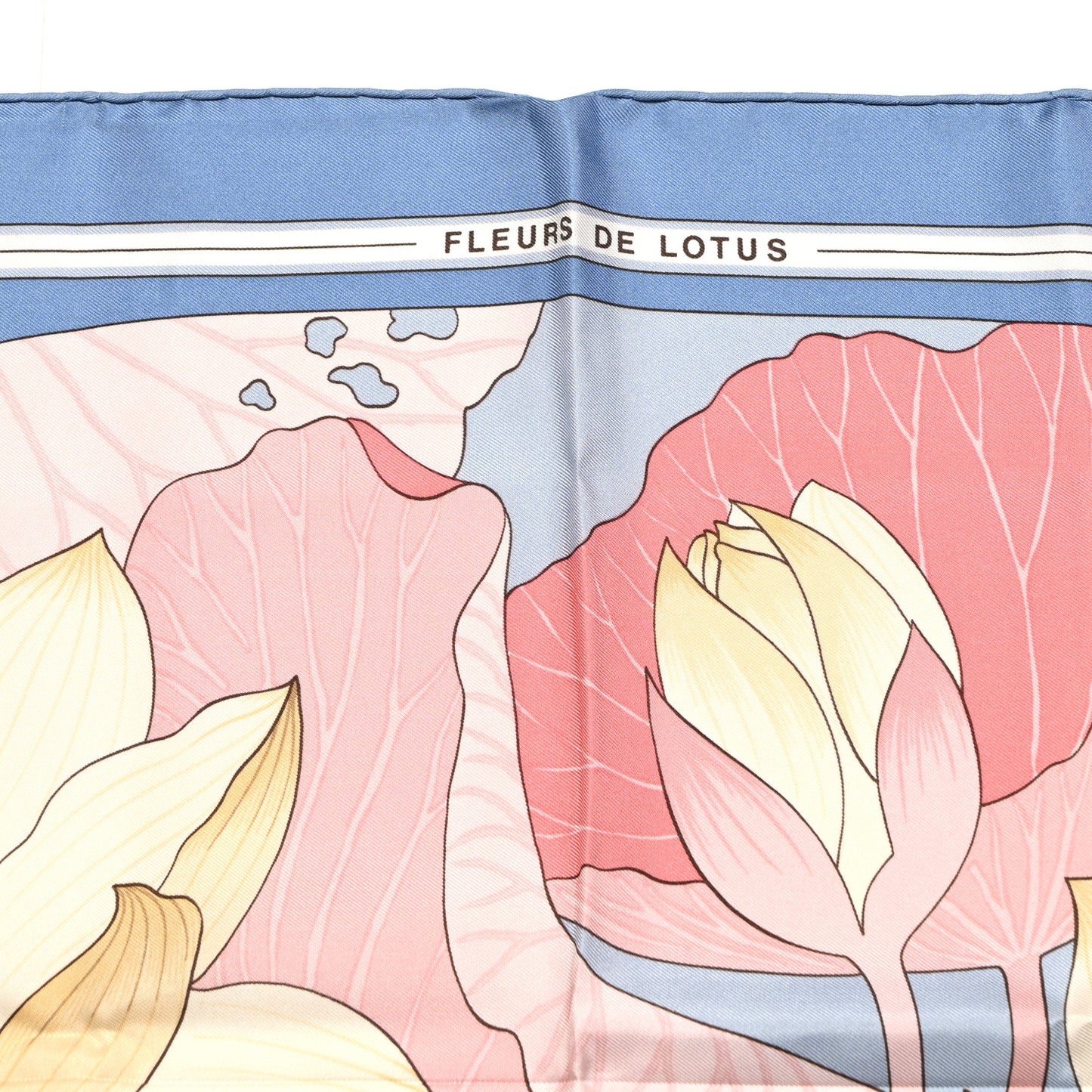 Silk Fleurs de Lotus Scarf 90