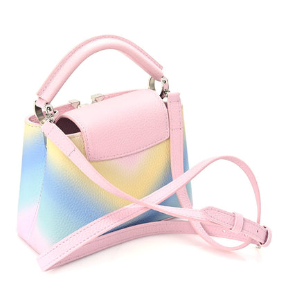 Louis Vuitton Taurillon Mini Degrade Rainbow V Capucines 3 of 9