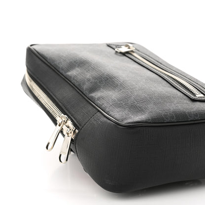 Gucci GG Supreme Monogram Web Belt Bag Black Grey 9 of 11