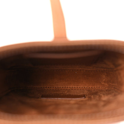 Saint Laurent Smooth Calfskin Le 5 A 7 Vertical Hobo Brown Gold 9 of 10