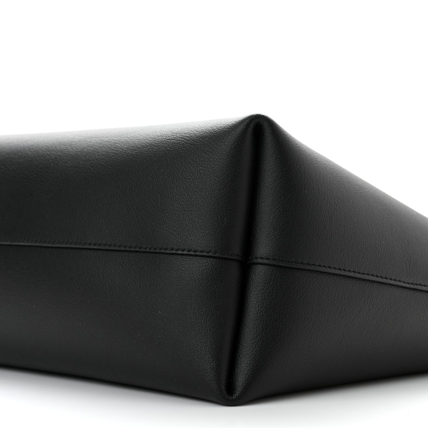 Calfskin Large Shopping Tote Black