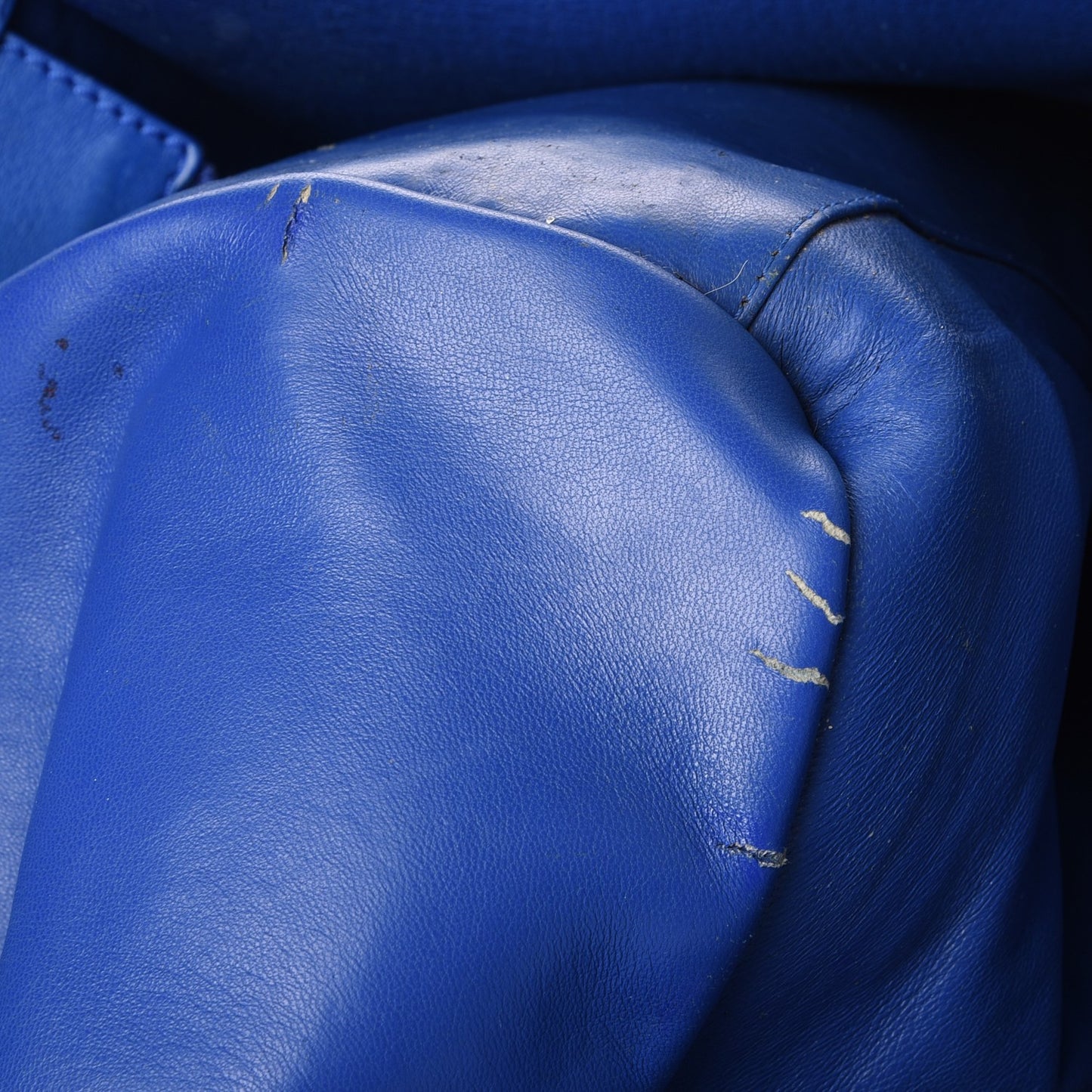 Smooth Calfskin Mini Luggage Electric Blue