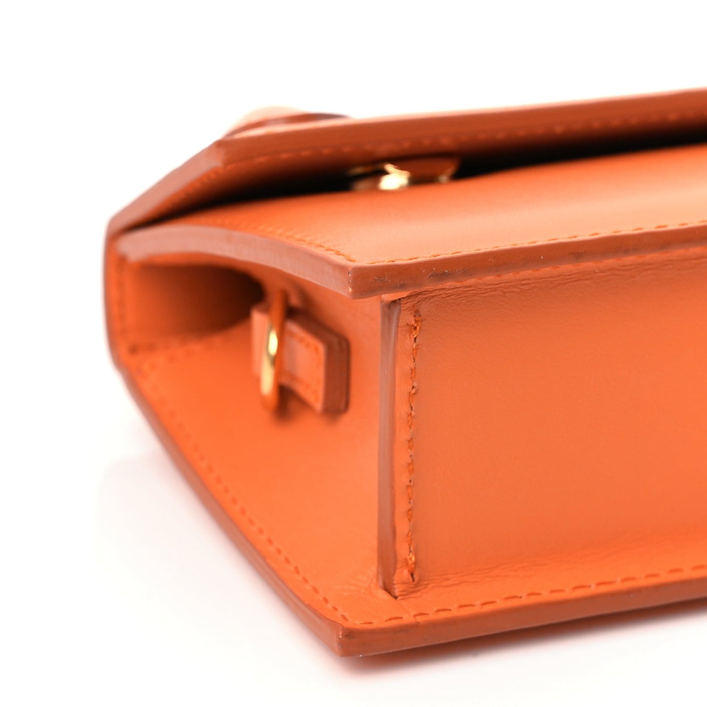 Smooth Calfskin Le Chiquito Long Orange