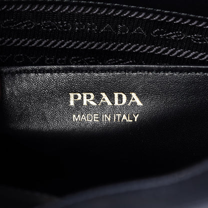 Prada Saffiano City Calf Medium Esplanade Tote Mercurio Black 6 of 11