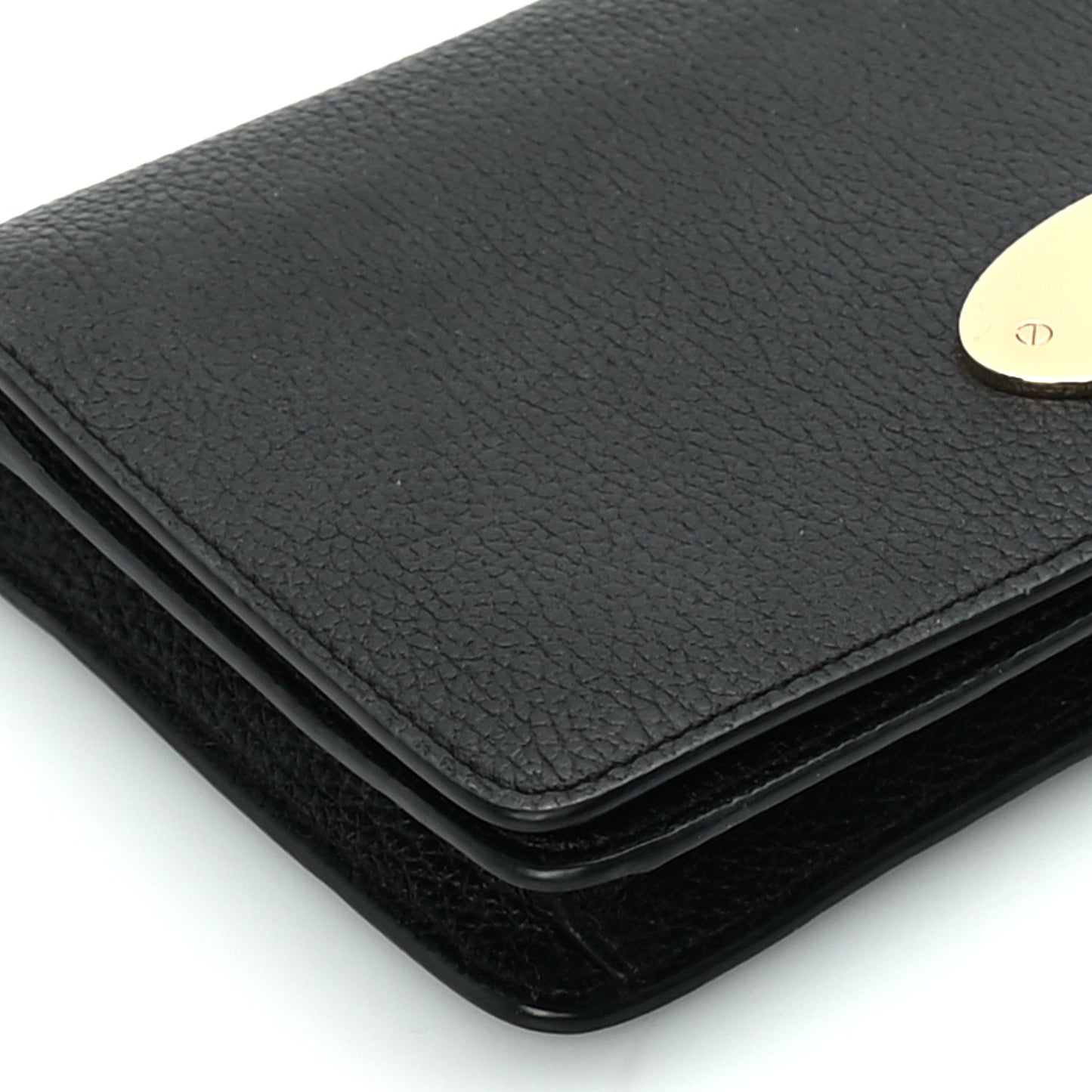 Grainy Print Bayswater Clutch Wallet Black