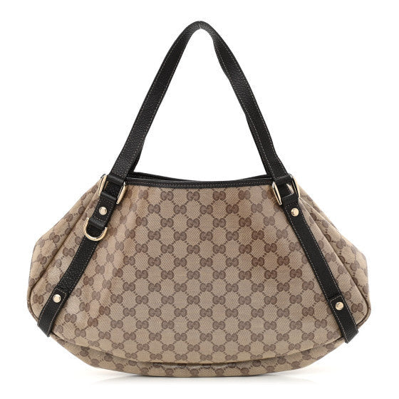Gucci Crystal Monogram Medium Abbey Shoulder Bag Dark Brown 1 of 1