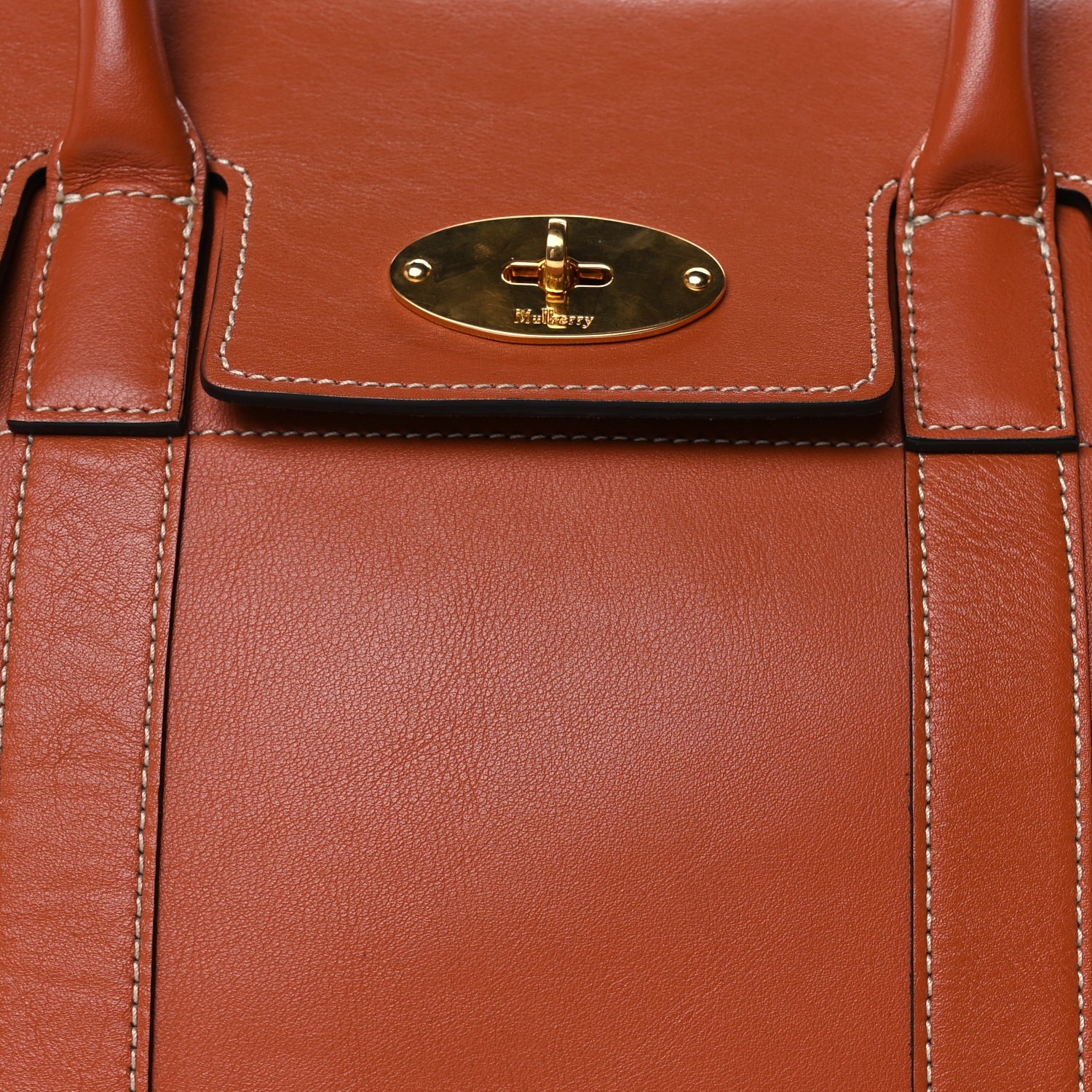 Mulberry Silky Calfskin New Bayswater  Red Clay 4 of 8