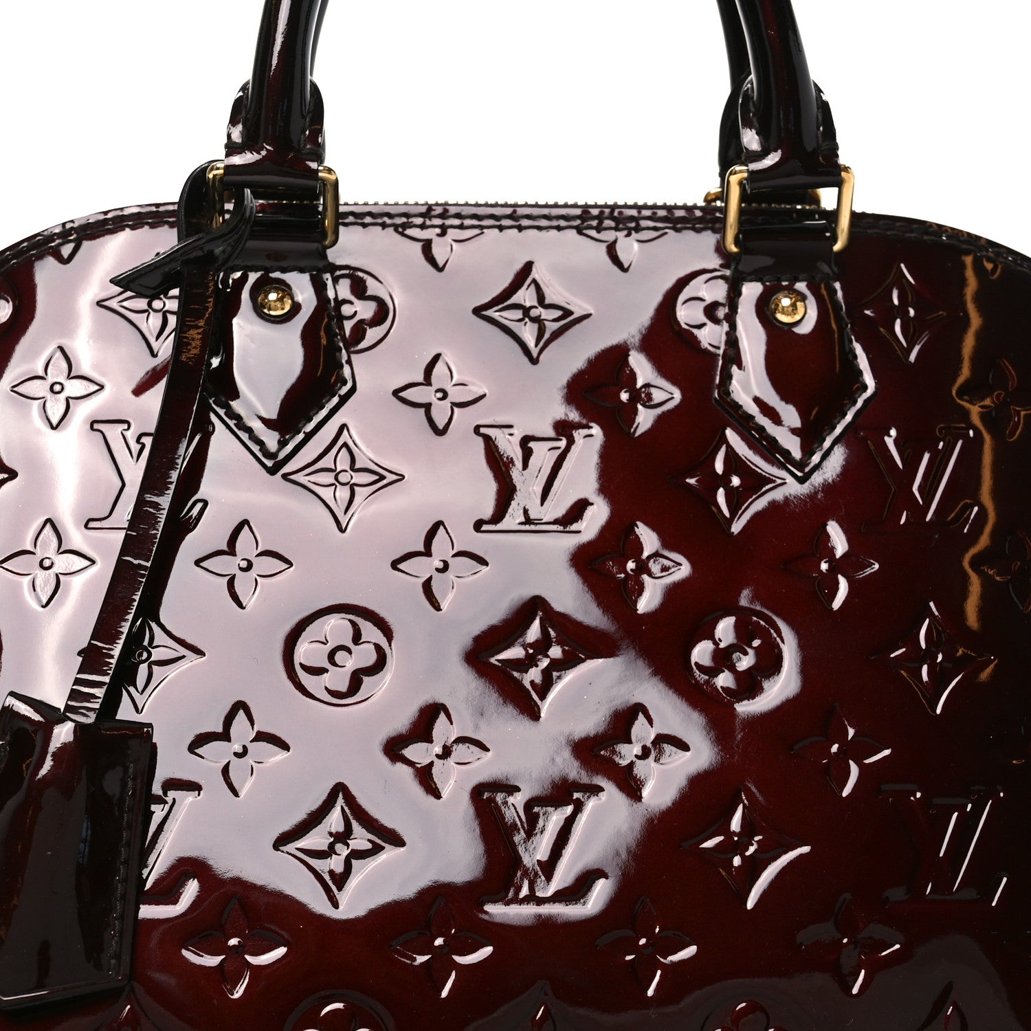Louis Vuitton Vernis Alma PM Amarante 7 of 9