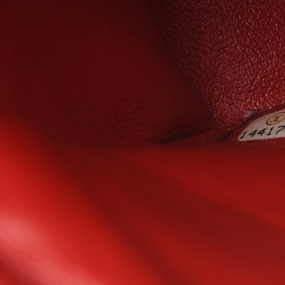 Chanel Patent Calfskin Quilted Medium Double Flap Red 7 of 13