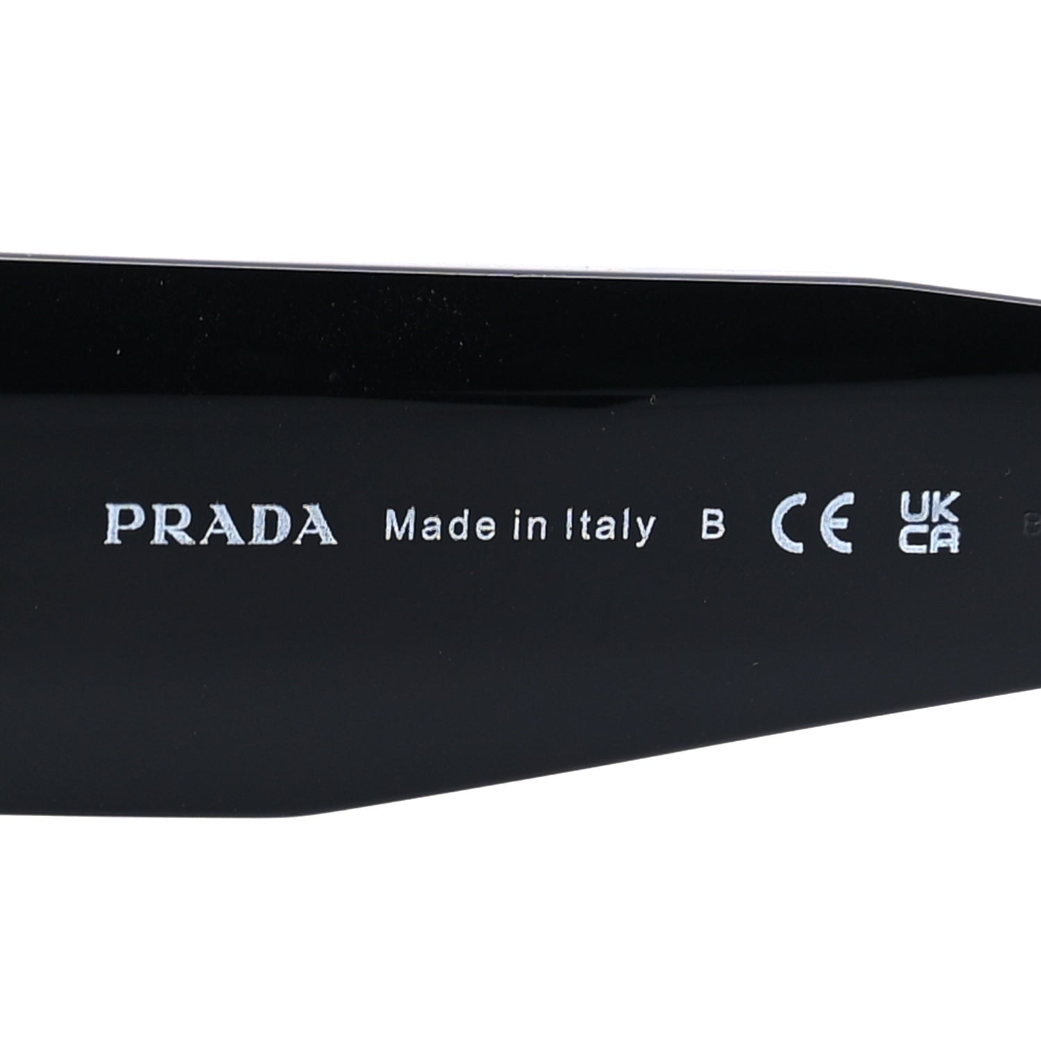 Prada Acetate Symbole Sunglasses SPR 06Y Black 6 of 7