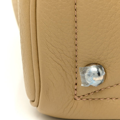 Hermes Taurillon Clemence Victoria II 35 Camel 12 of 14