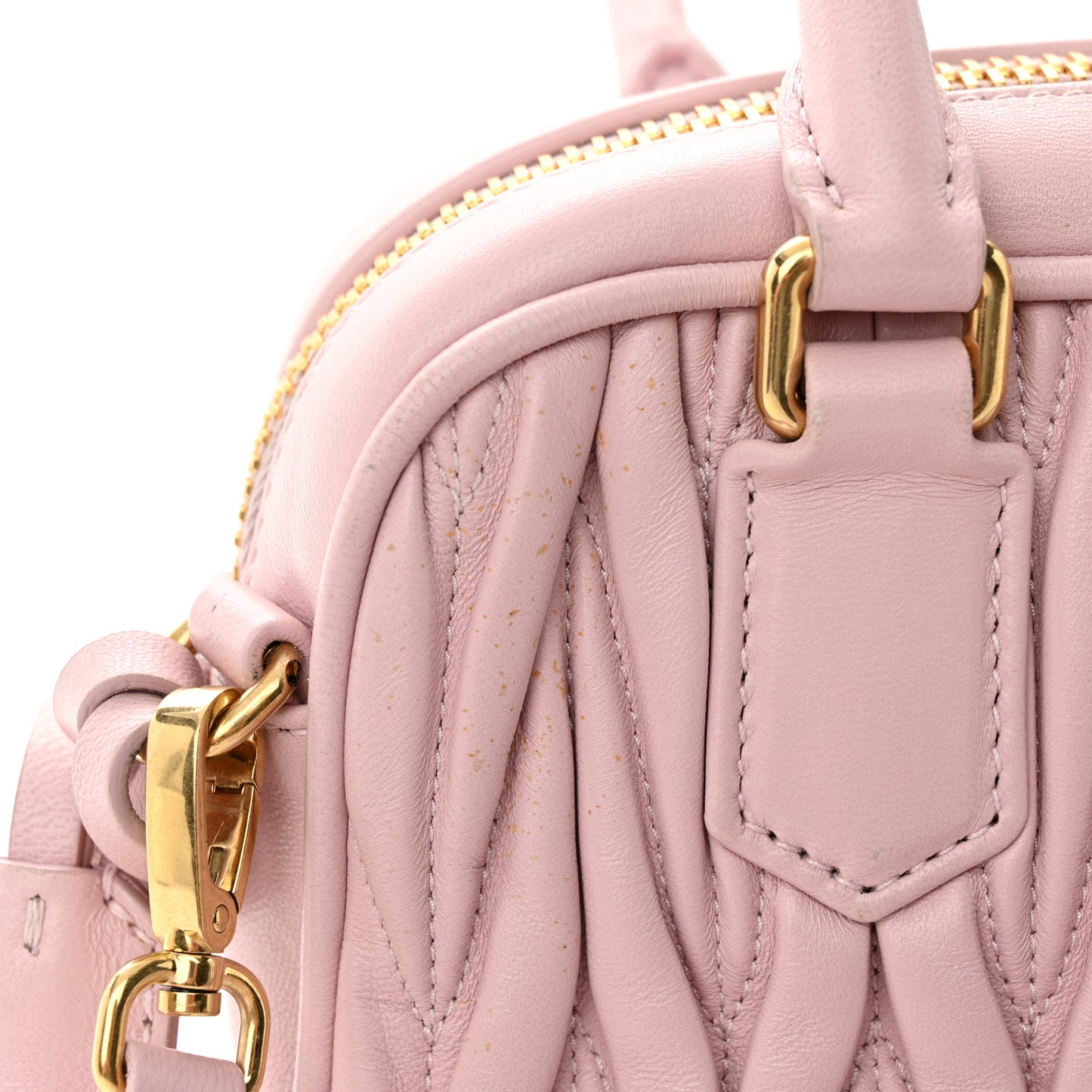 Nappa Matelasse Small Arcadie Alabastro