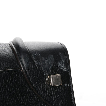 Celine Drummed Calfskin Mini Luggage Black 8 of 9