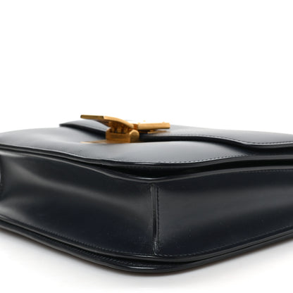 Celine Box Calfskin Medium Classic Box Flap Bag Navy 9 of 11