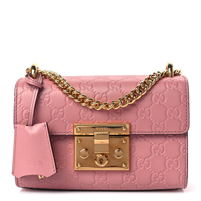 Gucci ssima Small Padlock Shoulder Bag Rose Baby Candy 1 of 10