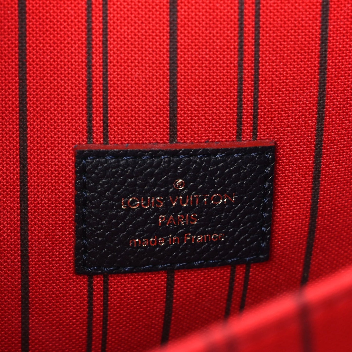Empreinte Pochette Metis Marine Rouge