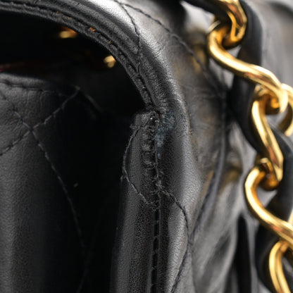 Chanel Lambskin Quilted XL Jumbo Single Flap Black 14 of 14