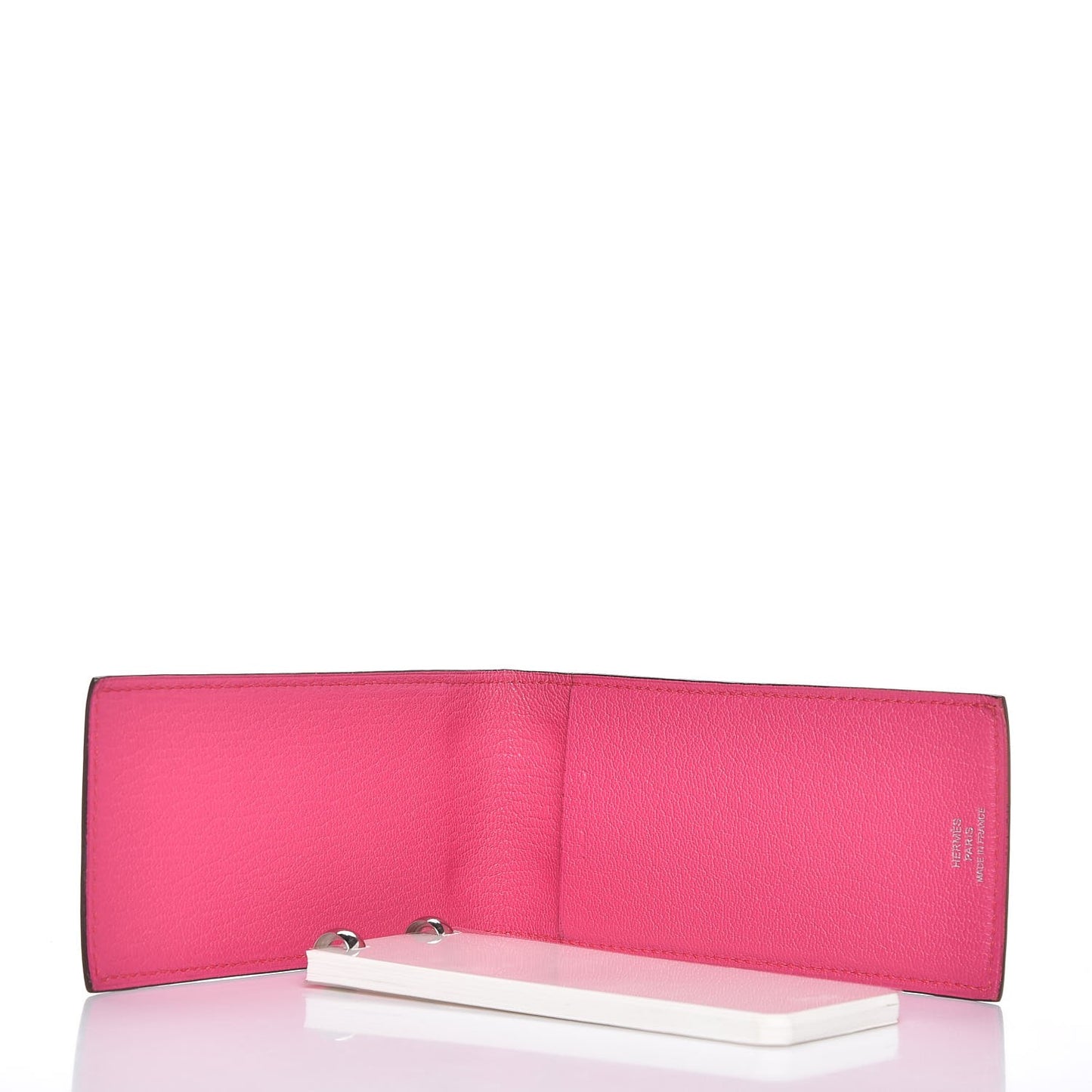 Chevre Mysore Bi Color Notepad Violet Rose Tyrien