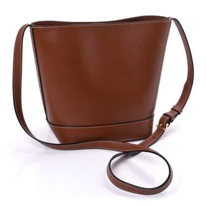 Celine Smooth Calfskin Small Cuir Triomphe Bucket Bag Tan 3 of 16