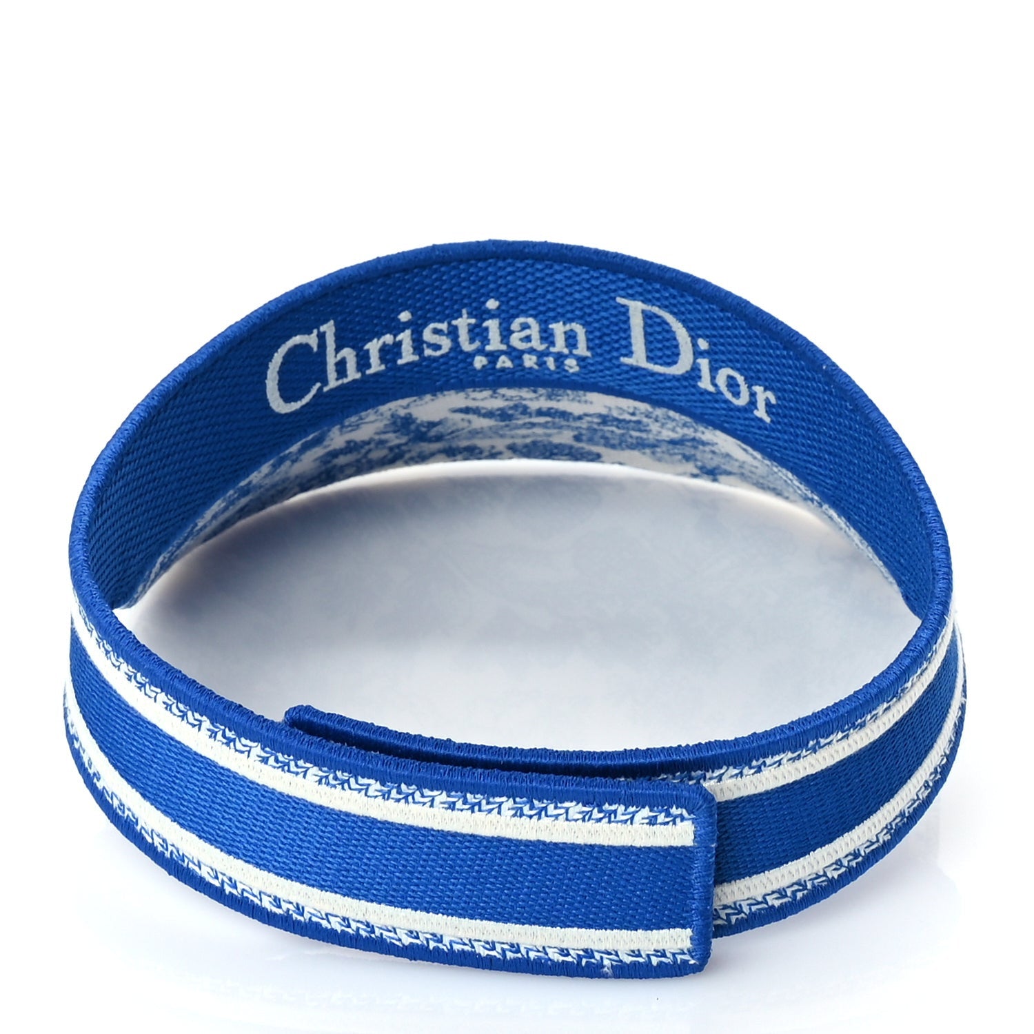 Christian Dior Toile De Jouy Reverse Visor Blue 4 of 6