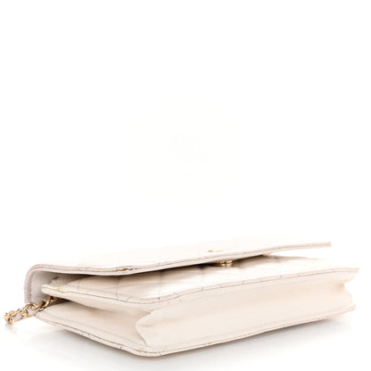 Chanel Caviar Quilted Wallet On Chain WOC White 4 of 14