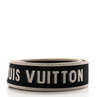 Louis Vuitton Jacquard Diane Shoulder Strap Black Ivory 2 of 4
