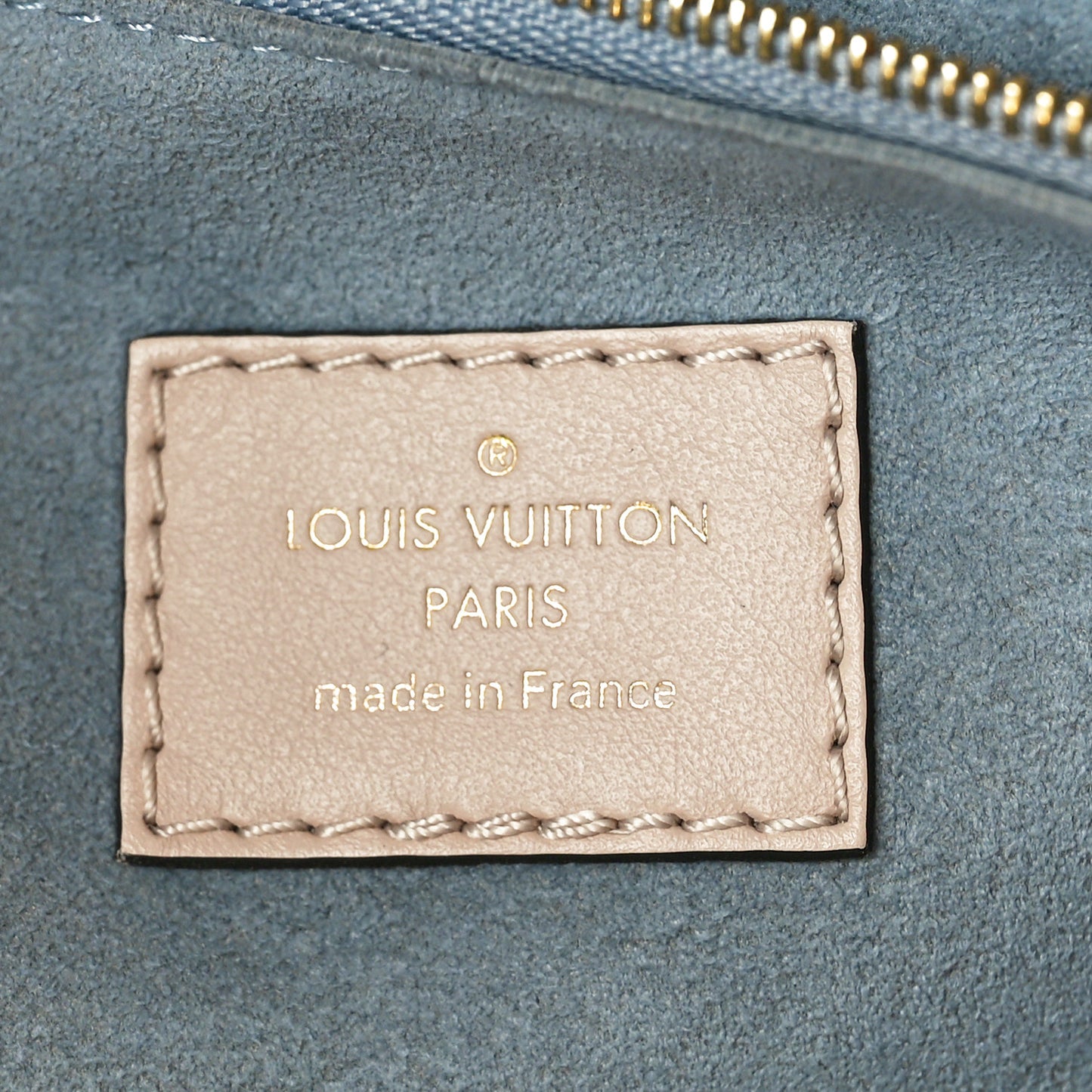 Calfskin Monogram On My Side MM Greige