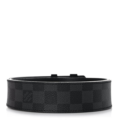 Louis Vuitton Damier Graphite LV Initiales Belt 90 36 2 of 6