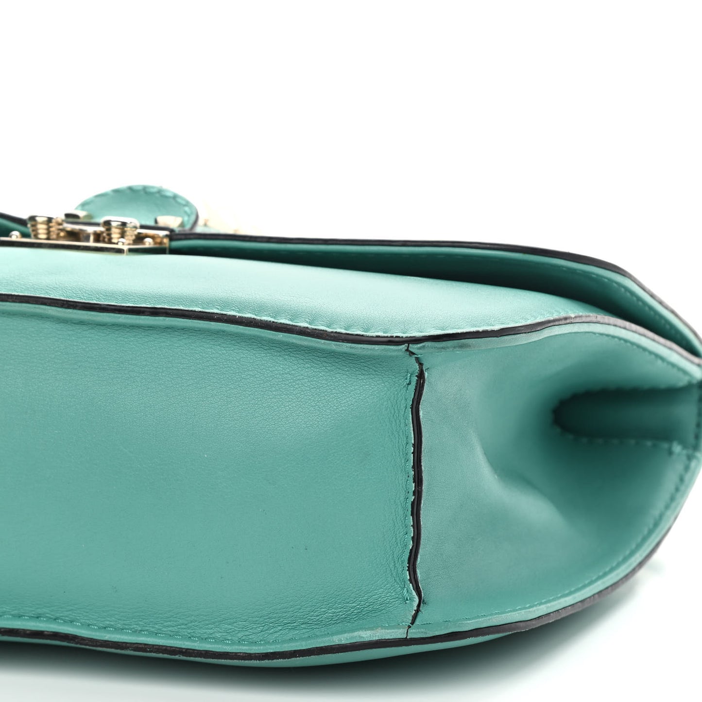 Vitello Medium Glam Lock Rockstud Flap Colibri