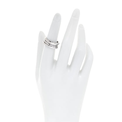 Bulgari 18K White Gold B.Zero1 Two-Band Ring 52 6 3 of 10