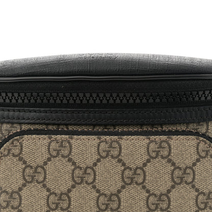 Gucci GG Supreme Monogram Belt Bag Black 8 of 12