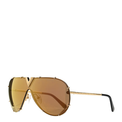 Louis Vuitton LV Drive Sunglasses Z0896E Gold 1 of 8