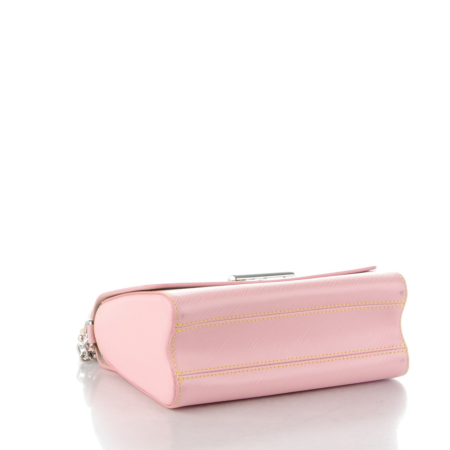 Epi Twist Shoulder Bag MM Rose Ballerine