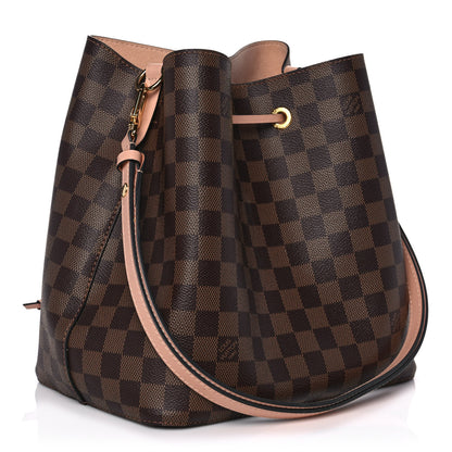 Louis Vuitton Damier Ebene Neonoe MM Venus Pink 3 of 9