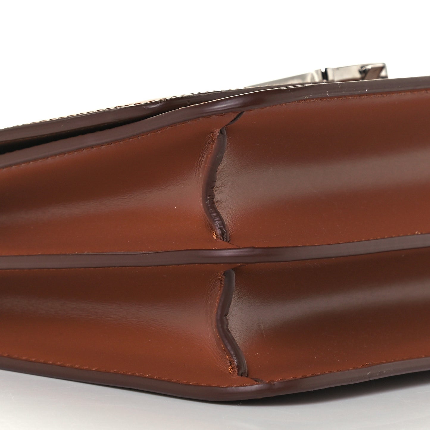 Calfskin Small TB Bag Malt Brown