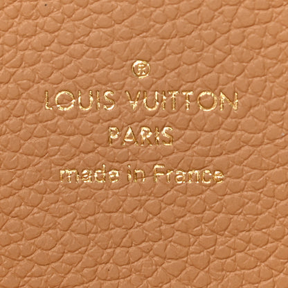Louis Vuitton Empreinte Monogram Giant Clemence Wallet Arizona Creme 6 of 6