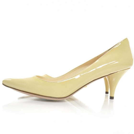 Vernice Kitten Heels 37.5 Beige