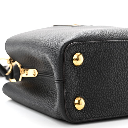 Louis Vuitton Taurillon Capucines BB Black 8 of 9