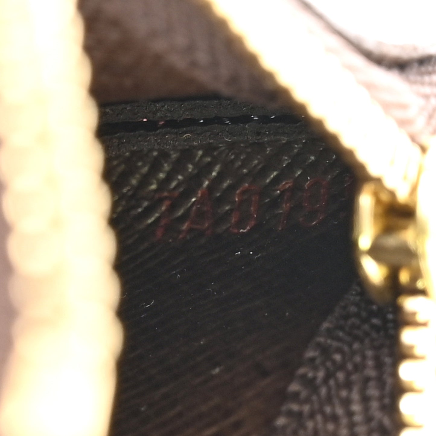 LOUIS VUITTON Damier Ebene Key Pouch