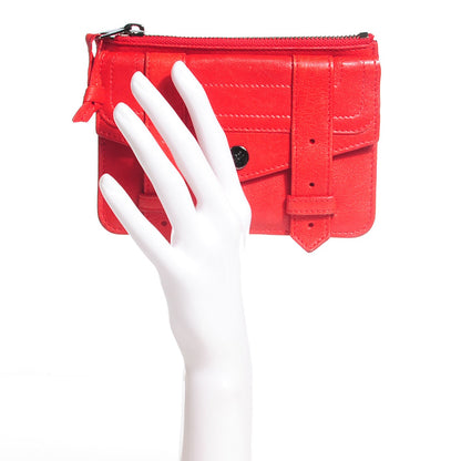 Proenza Schouler Lambskin Small PS1 Zip Case Red 2 of 8