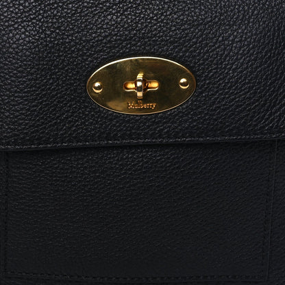 Mulberry Natural Grain Calfskin Antony Messenger Crossbody Black 6 of 8
