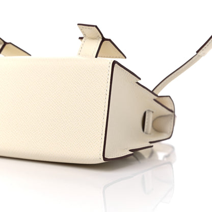 Hermes Epsom Quelle Idole Picto Kelly Doll Handbag Nata Mauve Sylvestre Lime Chai 12 of 14