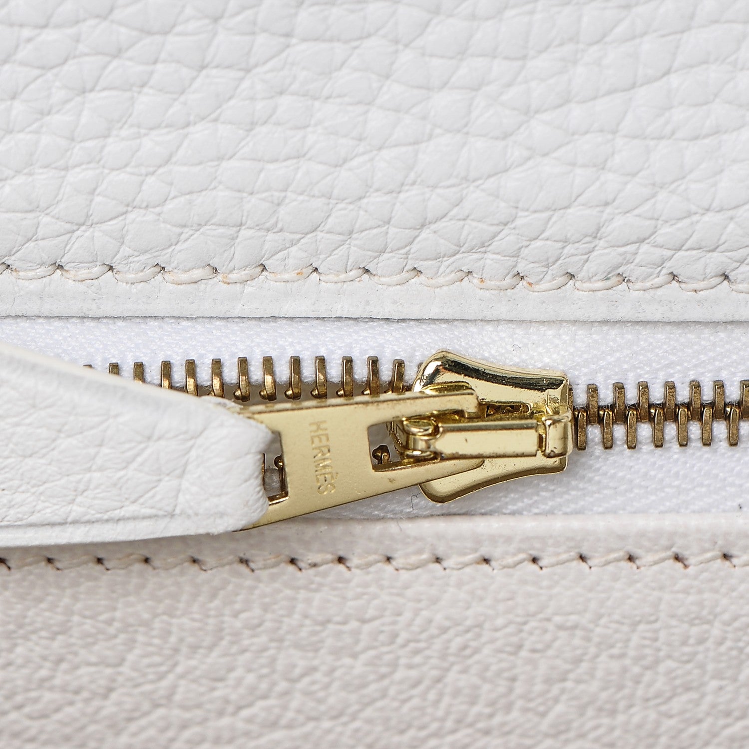 Hermes Taurillon Clemence Kelly Retourne 35 White 21 of 25